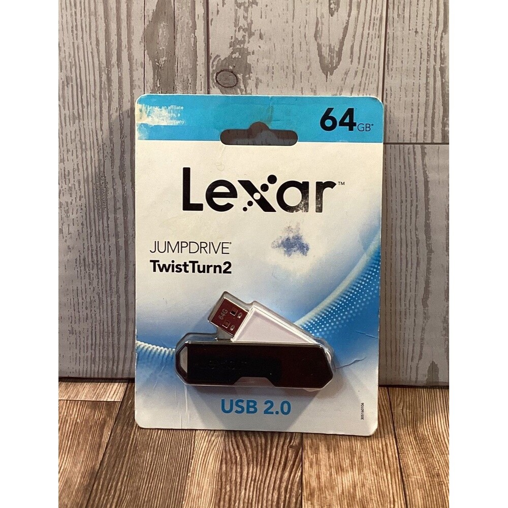 Lexar JumpDrive TwistTurn2 64GB USB 2.0 Flash Drive